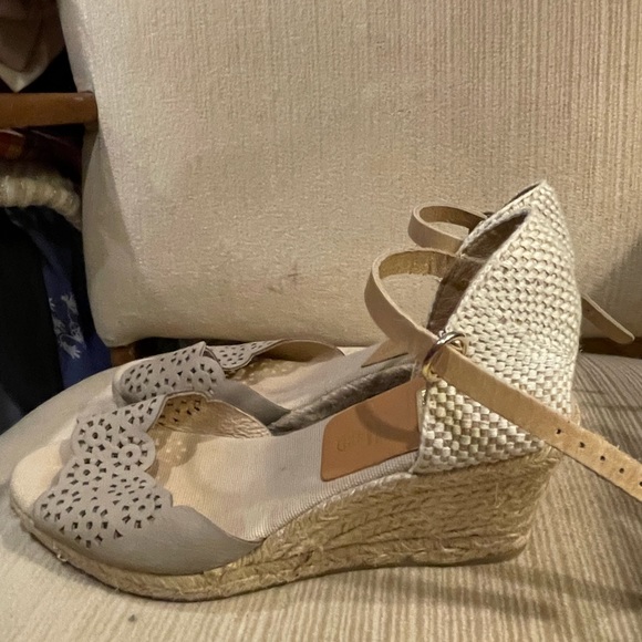 kanna Shoes Womens Kanna Natural Beige Espadrille Open Toe Sandal